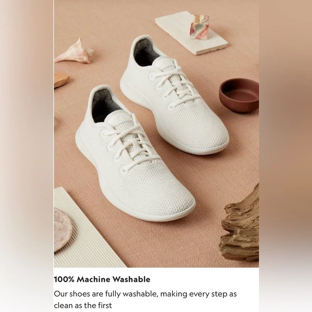 Allbirds Tree Runners Womens Lace Up Classic Sneakers Outdoor Active Shoes Sz 8
